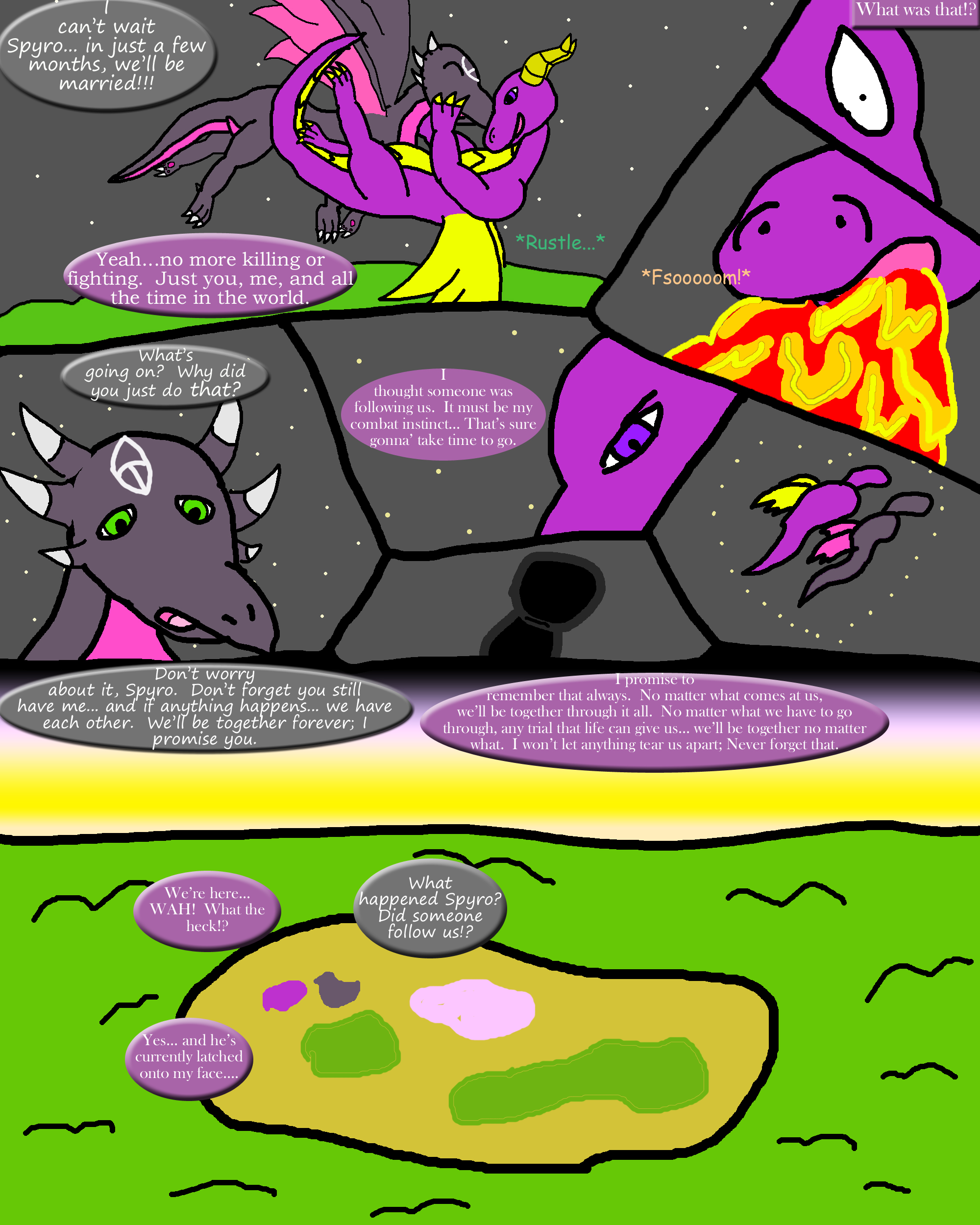 Spyro and cynder love comics
