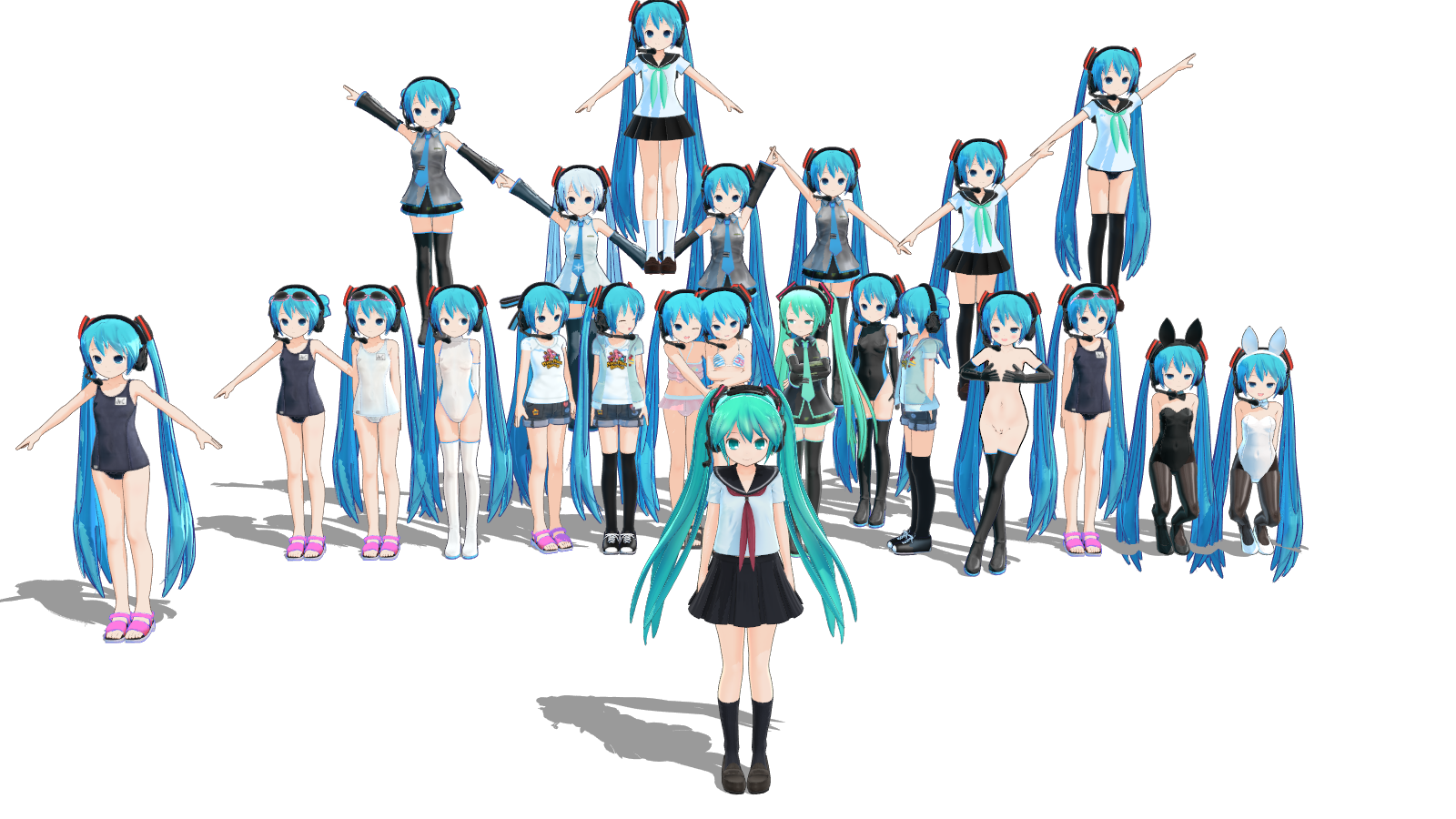 Mmd Pikuchii Hatsune Miku Megapack by Thomi1000 on DeviantArt