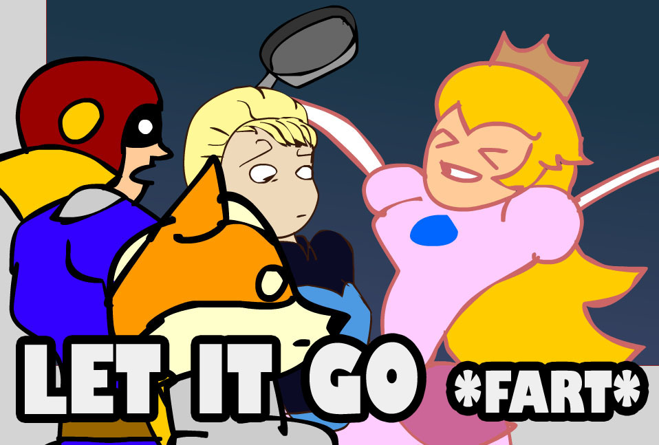 Let It Go Parody Princess Peach Farts By Supersmashtaters On Deviantart
