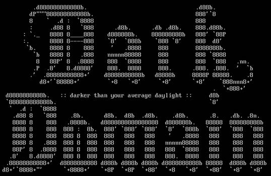 Dark Domain ASCII