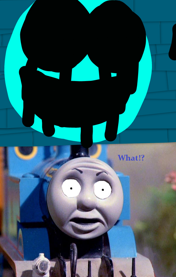 thomas gets scared from bluey.exe by carlospena23 on DeviantArt