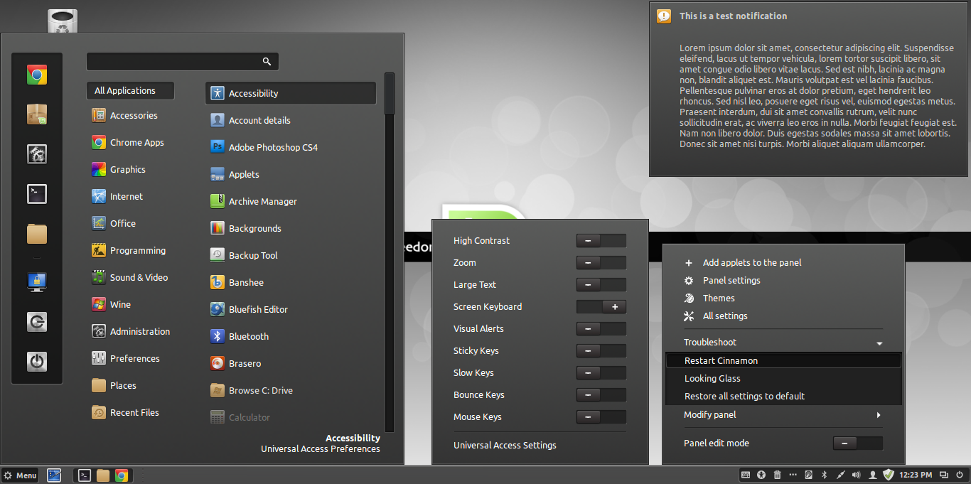 JetGrey Cinnamon + GTK Theme by DLKreations on DeviantArt