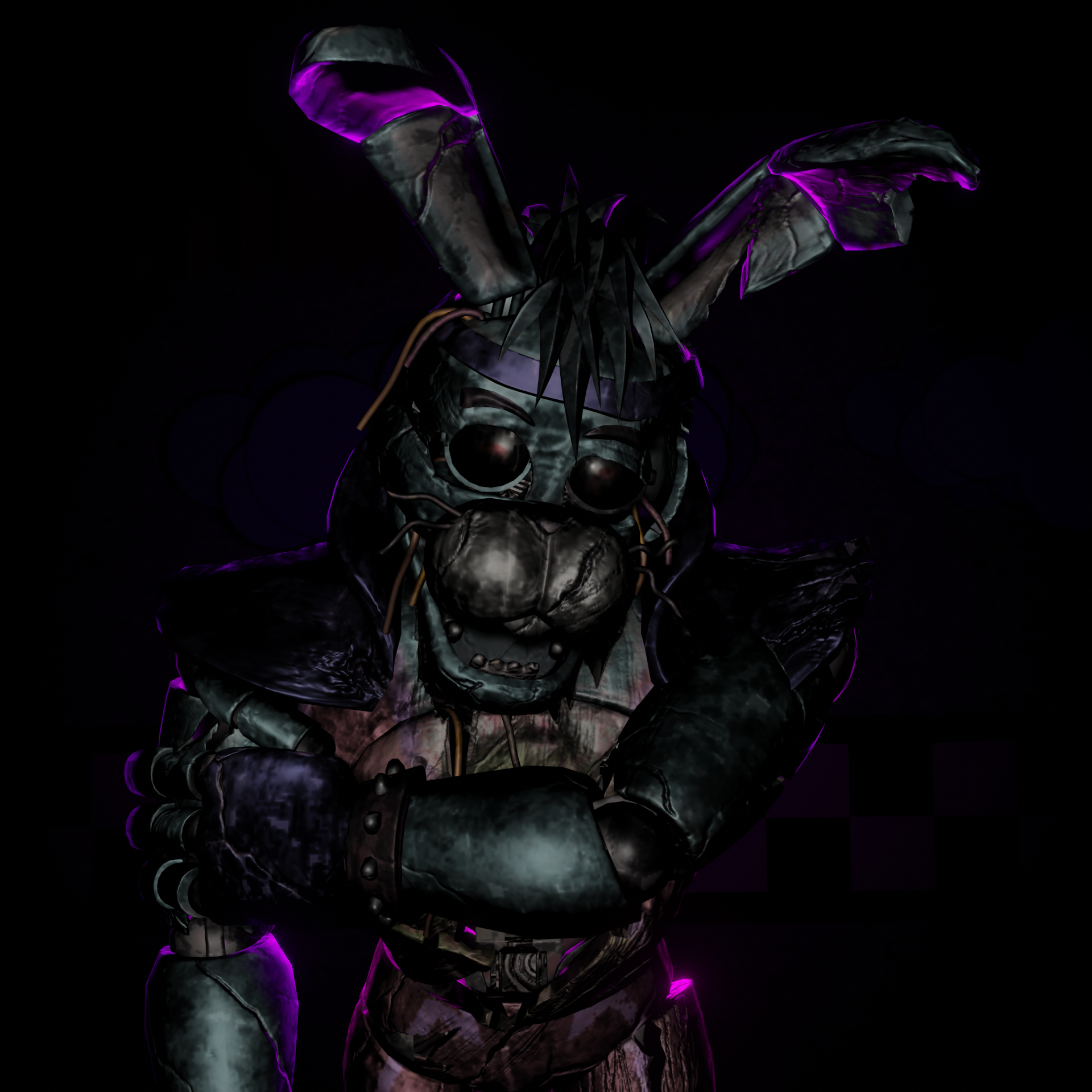 Fnaf Blender) Glamrock Bonnie Poster by Cloudcake54 on DeviantArt