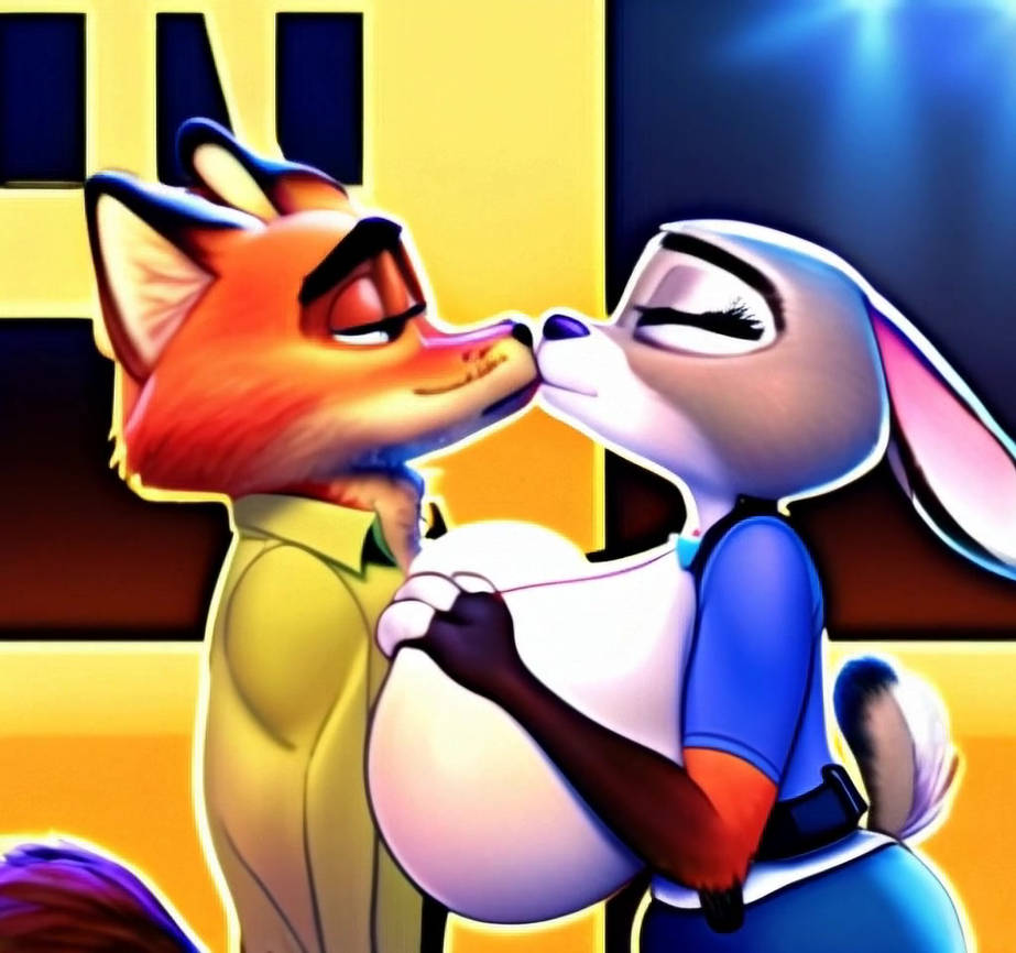 Judy Hopps Kissing Nick Wilde by Zootopilove on DeviantArt