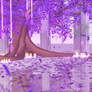 [Dl] Stage Purple Tree - Stage for MMD