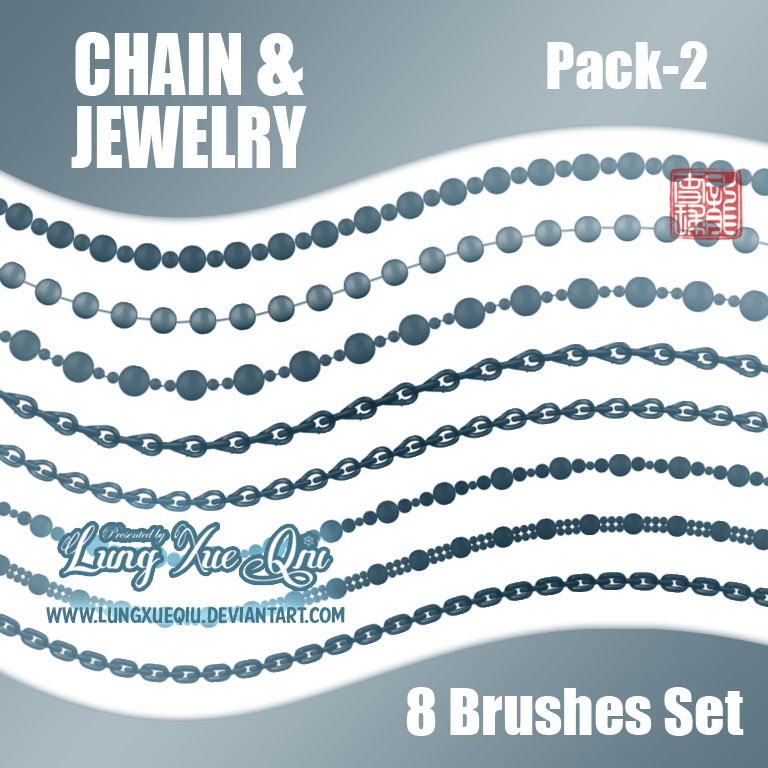 8 Chain and Jewelry Brushes Set - Pack 2 [HQ] by lungxueqiu on DeviantArt