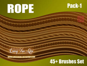 45+ Rope Brushes Set Pack R1 Seamless Photoshop