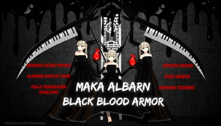 [MMDxSOUL EATER] Maka Albarn Black Blood Armor +DL