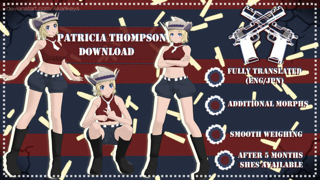 [MMD x SOUL EATER] TDA Patricia Thompson+DL