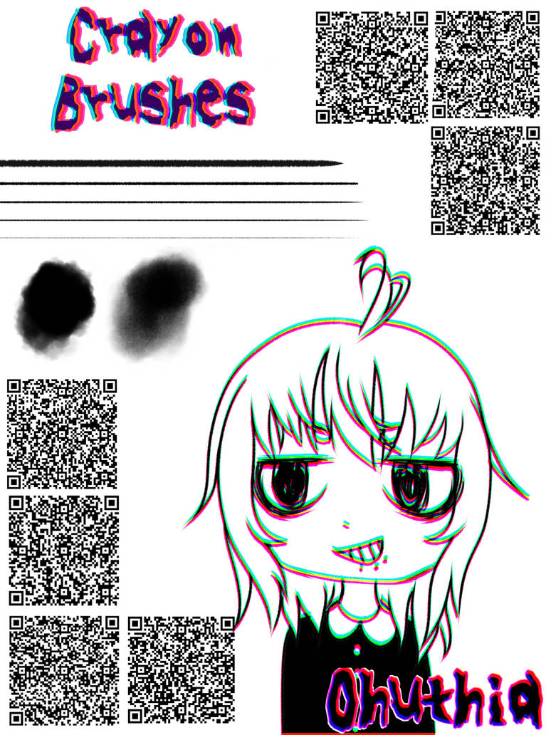 Crayon + Blush brush set IbisPaint X by Ohuthia on DeviantArt