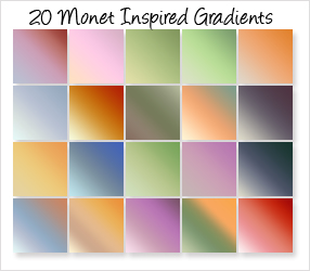 Monet-Inspired Gradients