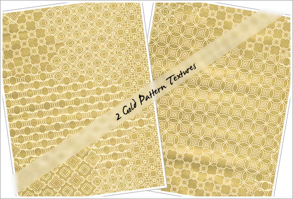 Gold Pattern Textures