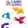 3D paint splash pack for free