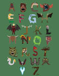 Fantasy Alphabet by A3eus