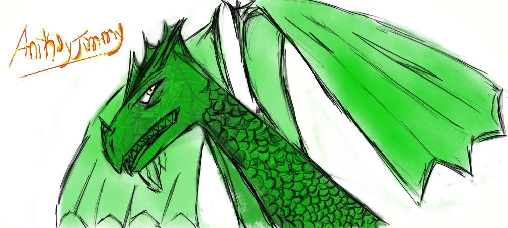 Emerald Dragon by Anikeyjimmy on DeviantArt