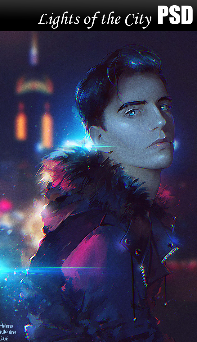 Lights of the City PSD
