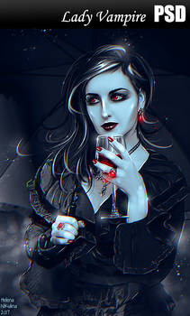 Lady Vampire PSD