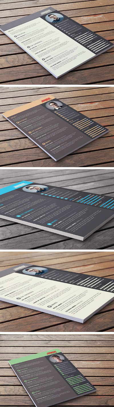 Free Resume / CV Template Download ! by Rabbe007