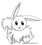 Free Eevee Lineart PSD by Ahleiae on DeviantArt