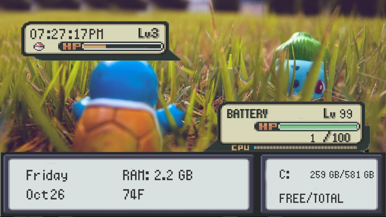 Pokemon Battle Theme Rainmeter
