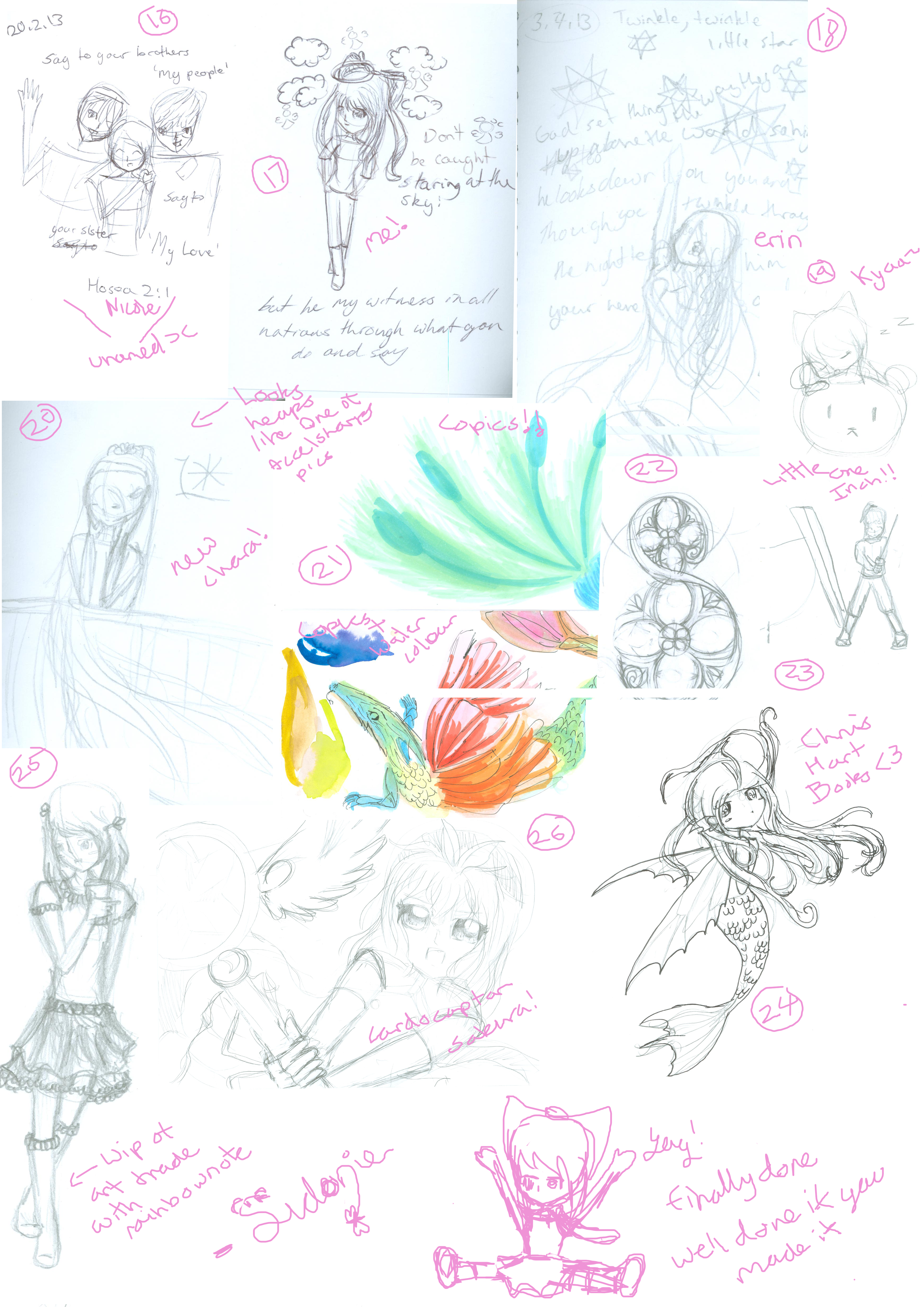 sketch dump page 2 jan-April