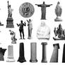 Statues and Columns brushes