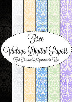 Vintage Digital Papers