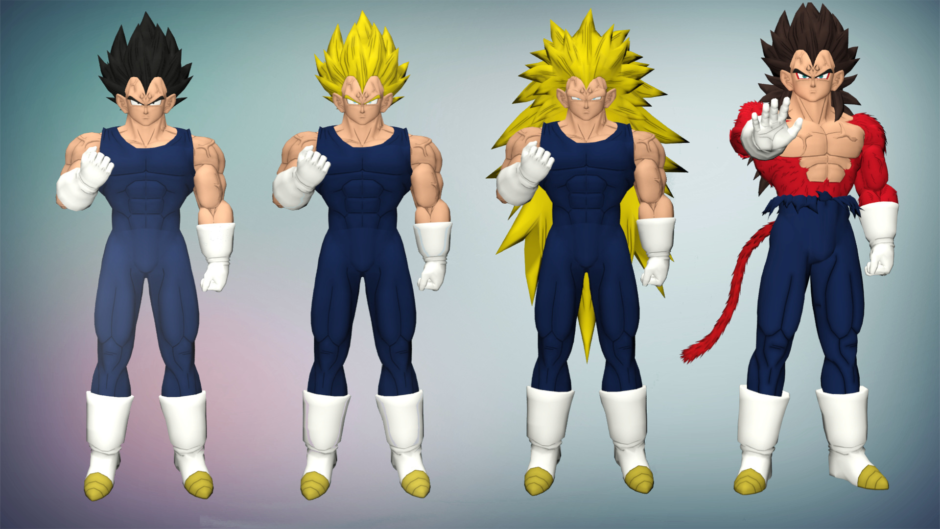 Xps Xnalara Dbxv2 Majin Vegeta Pack By Diegoforfun On Deviantart