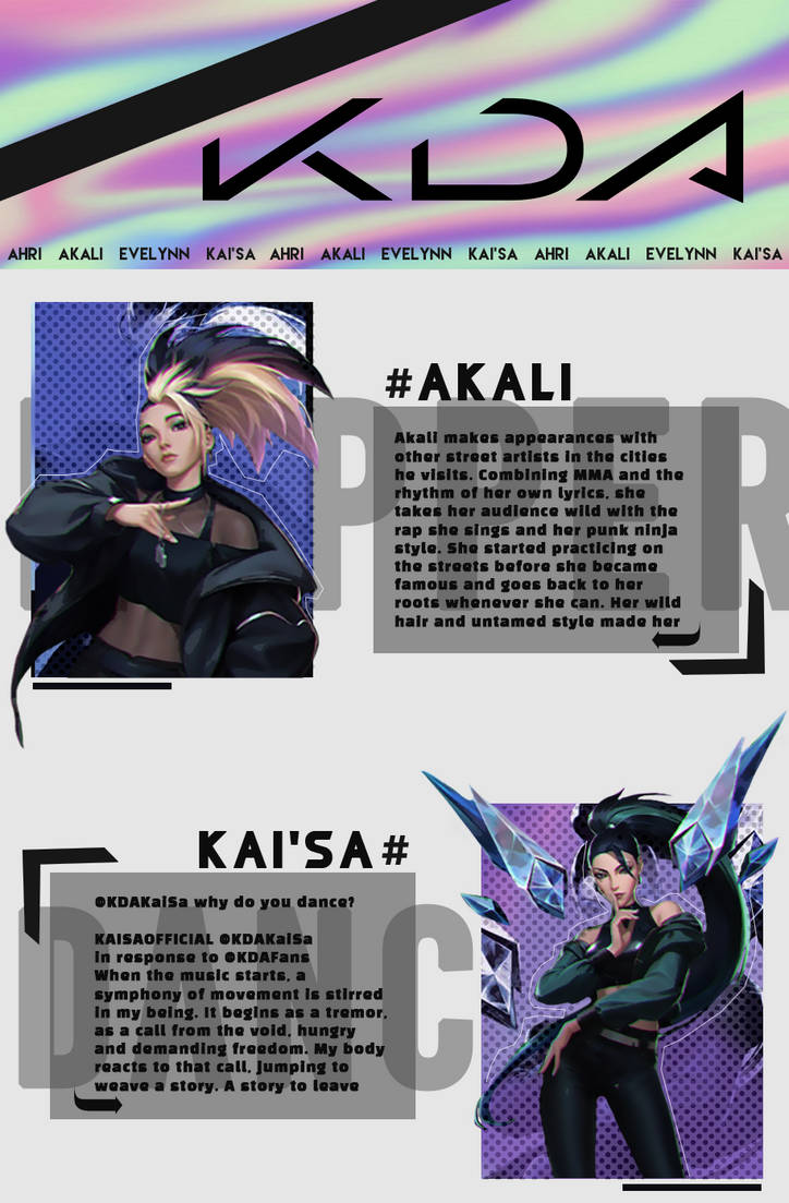 KDA TEMPLATE By IURANNUS by IUrannus on DeviantArt