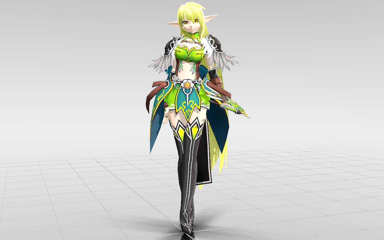 [MMD-Elsword] Rena Night Watcher DOWNLOAD!