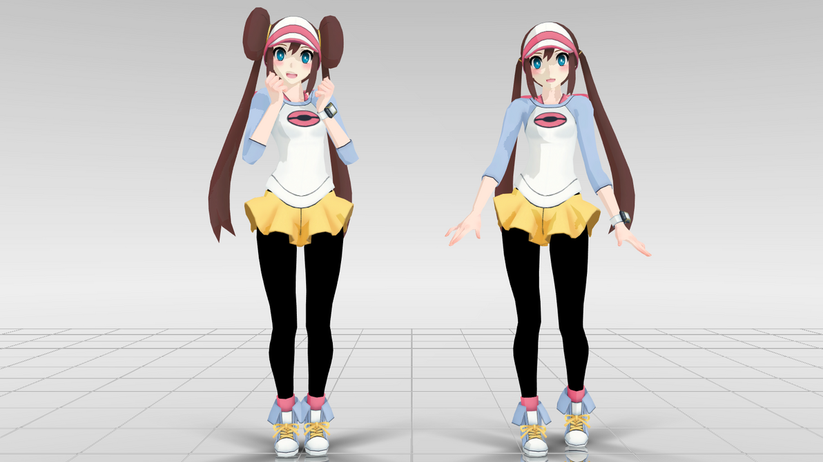 Mmd Pokemon Rosa Mei Download By Darknessmagician On Deviantart