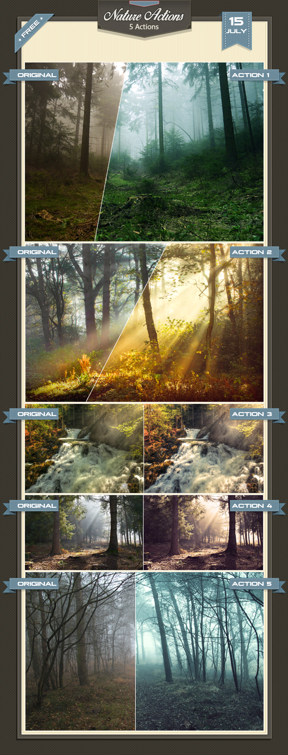 Nature Photoshop Actions