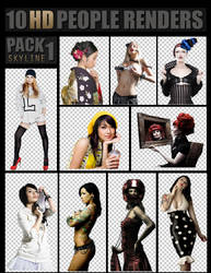 PEOPLE RENDERS PACK 1 ~ HD