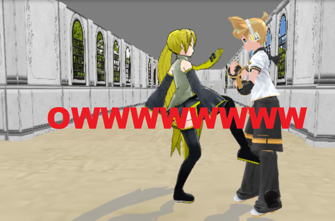 Len gets kicked in the balls (animation) by JJPandaChan on DeviantArt