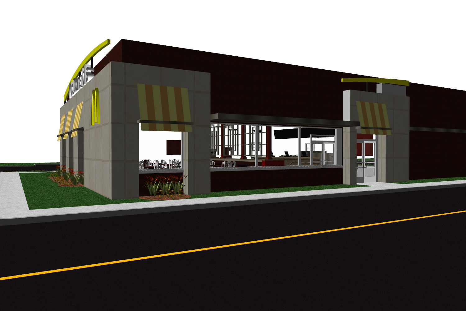 MMD - Very Accurate McDonalds Restaurant Stage DL