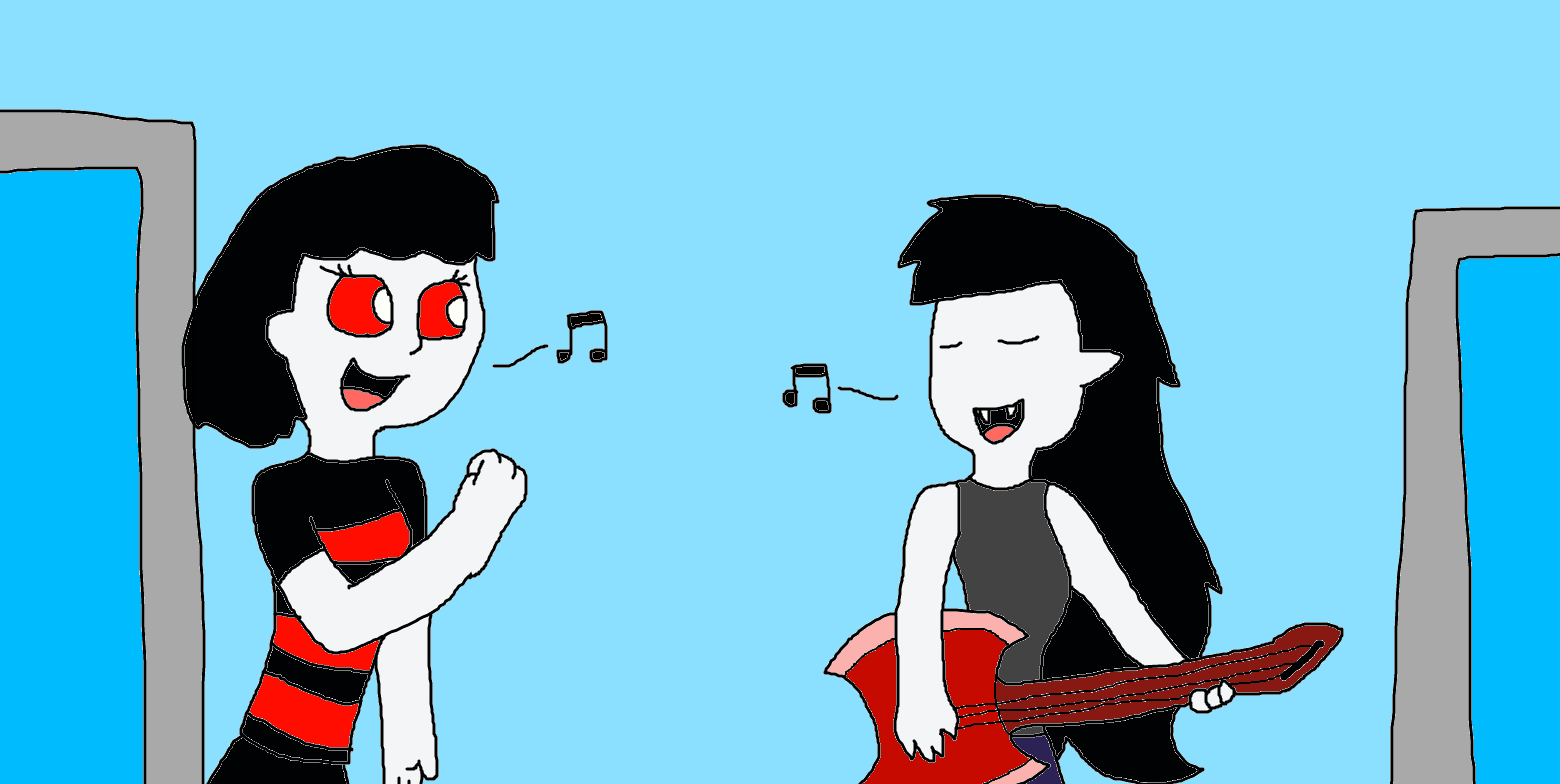 Marceline and Vlada singing