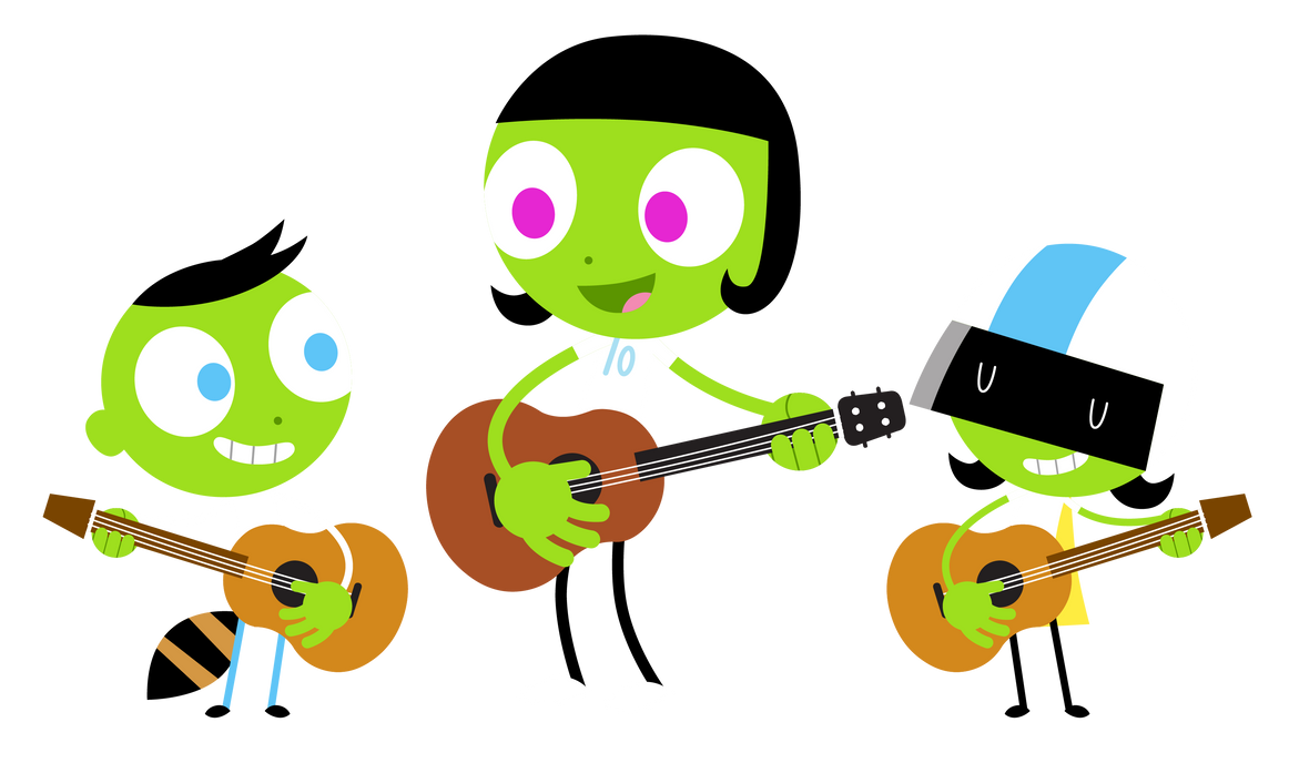 PBS Kids GIF - Playing Guitars (2013) by ...