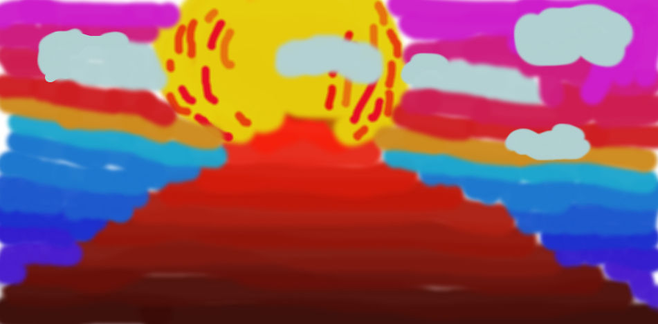 seaside sunset by natsublaze on DeviantArt