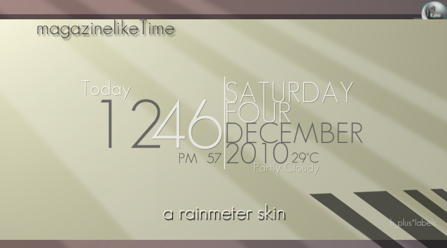 magazinelikeTime_Rainmeter