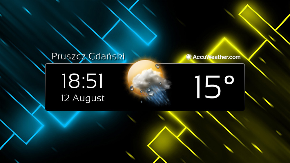 Simple Clock and Weather Widget