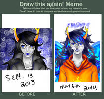 VRISKA REDRAW meme