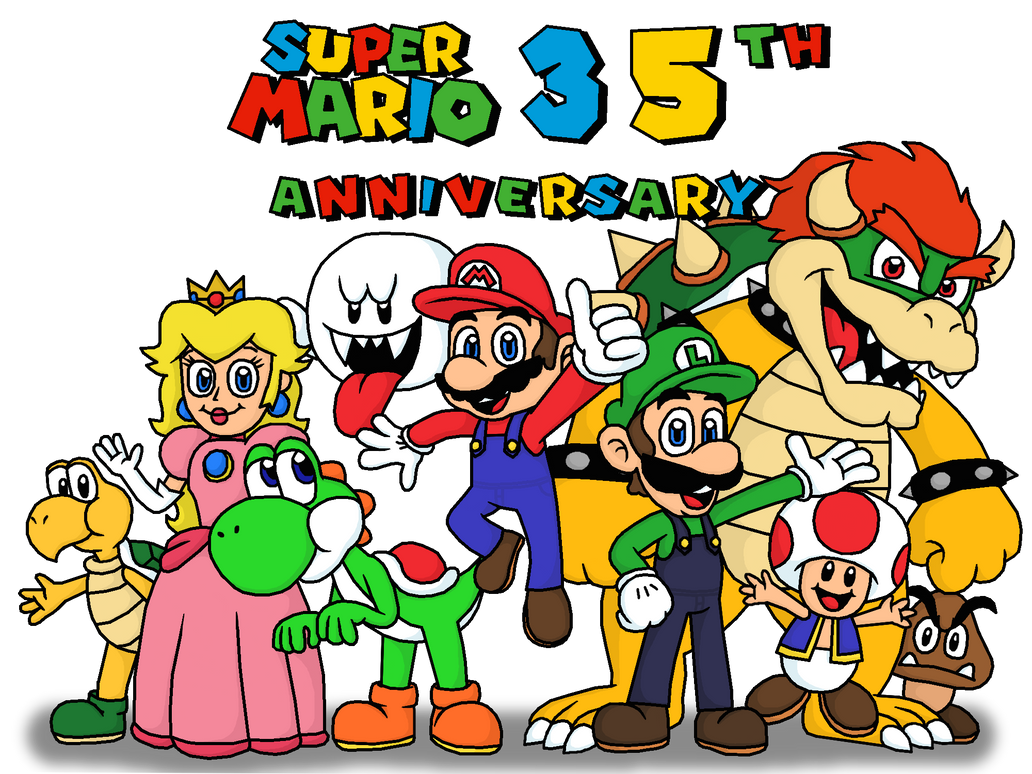 Super Mario 35th Anniversary By Its Alex On Deviantart