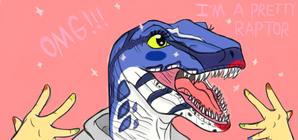 Pretty Raptor by hiyorisarugaki12 on DeviantArt