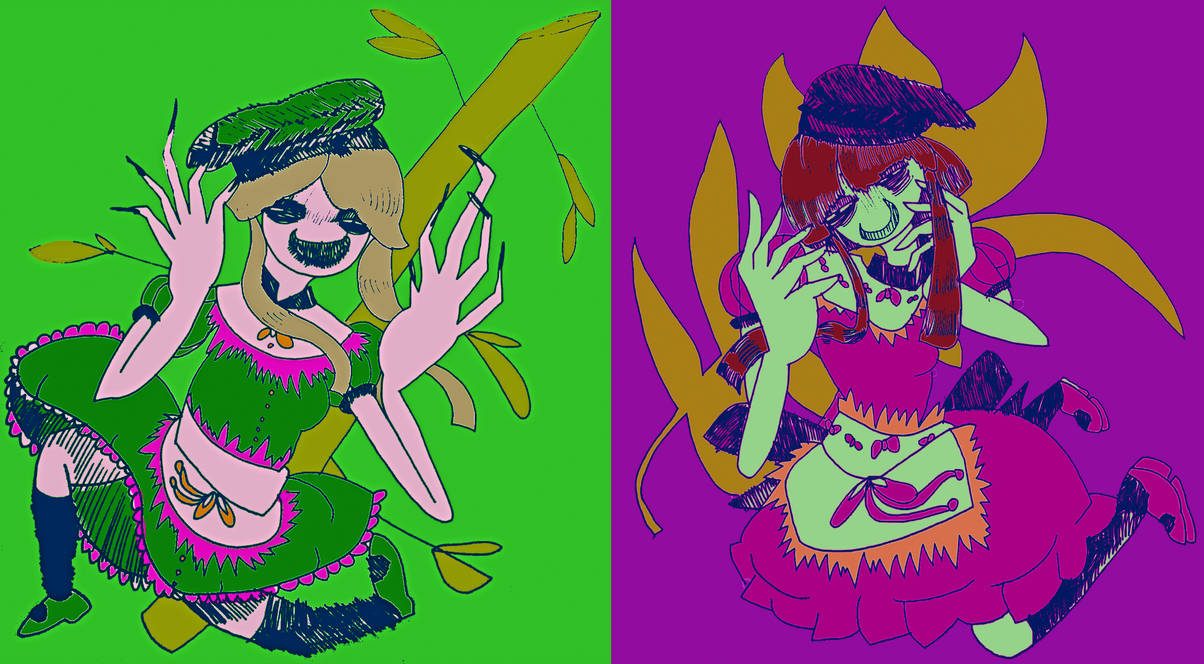 The All-Too-Dangerous Backup Dancers by RoomCassowary on DeviantArt