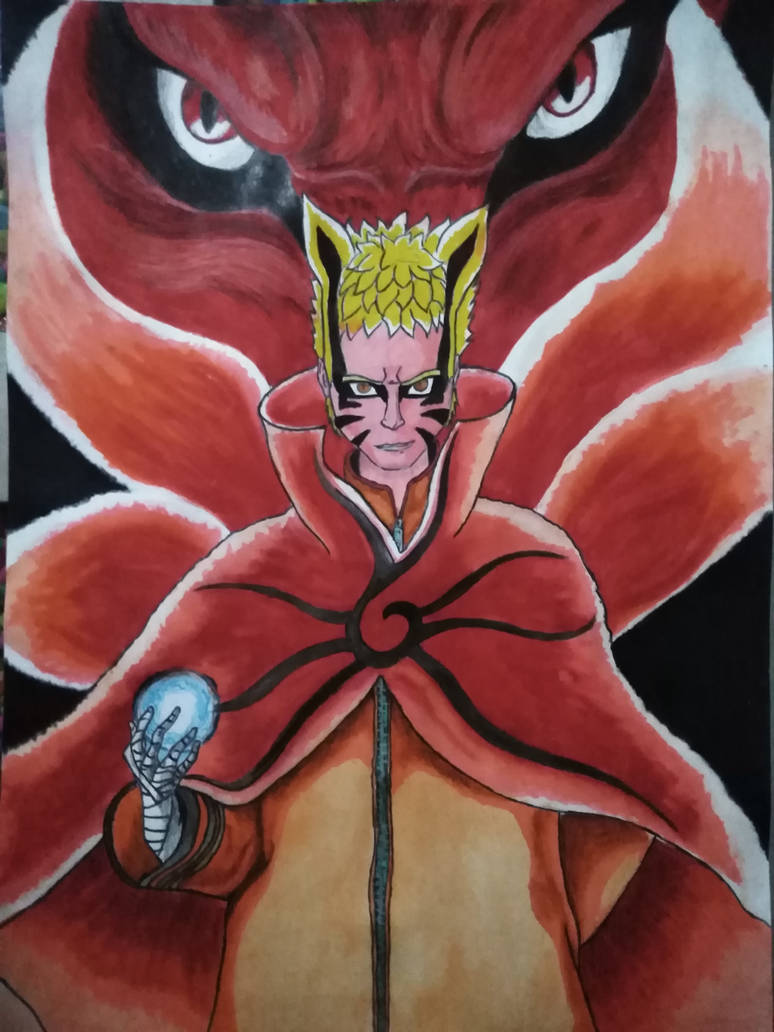 Naruto Baryon mode by ArtSegment on DeviantArt