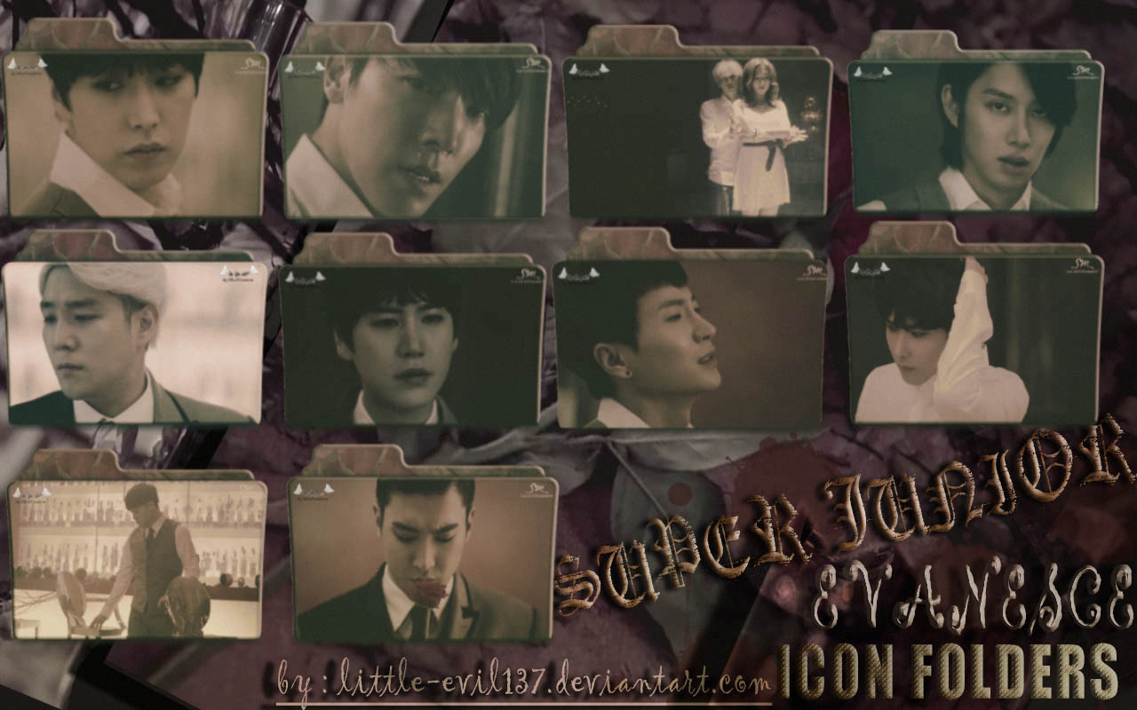 SUPER JUNIOR - EVANESCE (ICON FOLDERS)