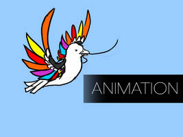 Intro bird animation (old schoolproject)