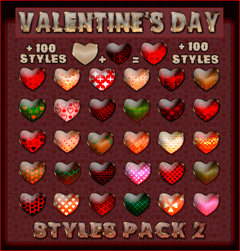 Valentine's Day  Styles Pack 2