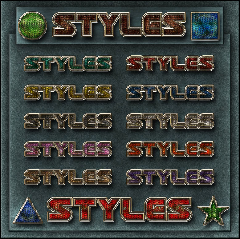 STYLES   Old colors metallic