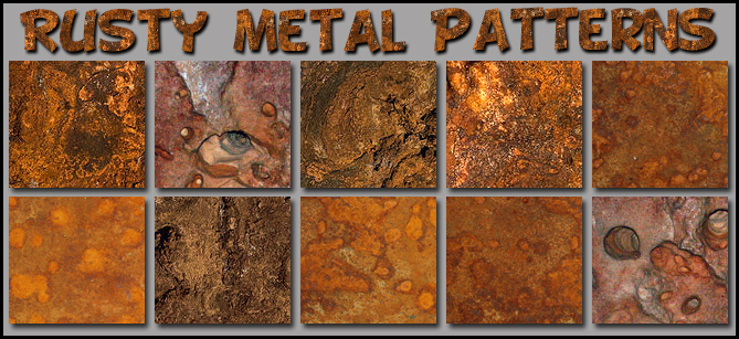 Rusty Metal   Patterns Ps 